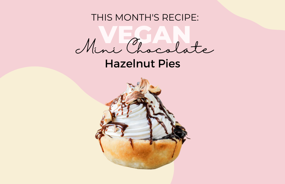 The Perfect Treat for National Pi Day: Vegan Mini Chocolate Hazelnut Pies Image